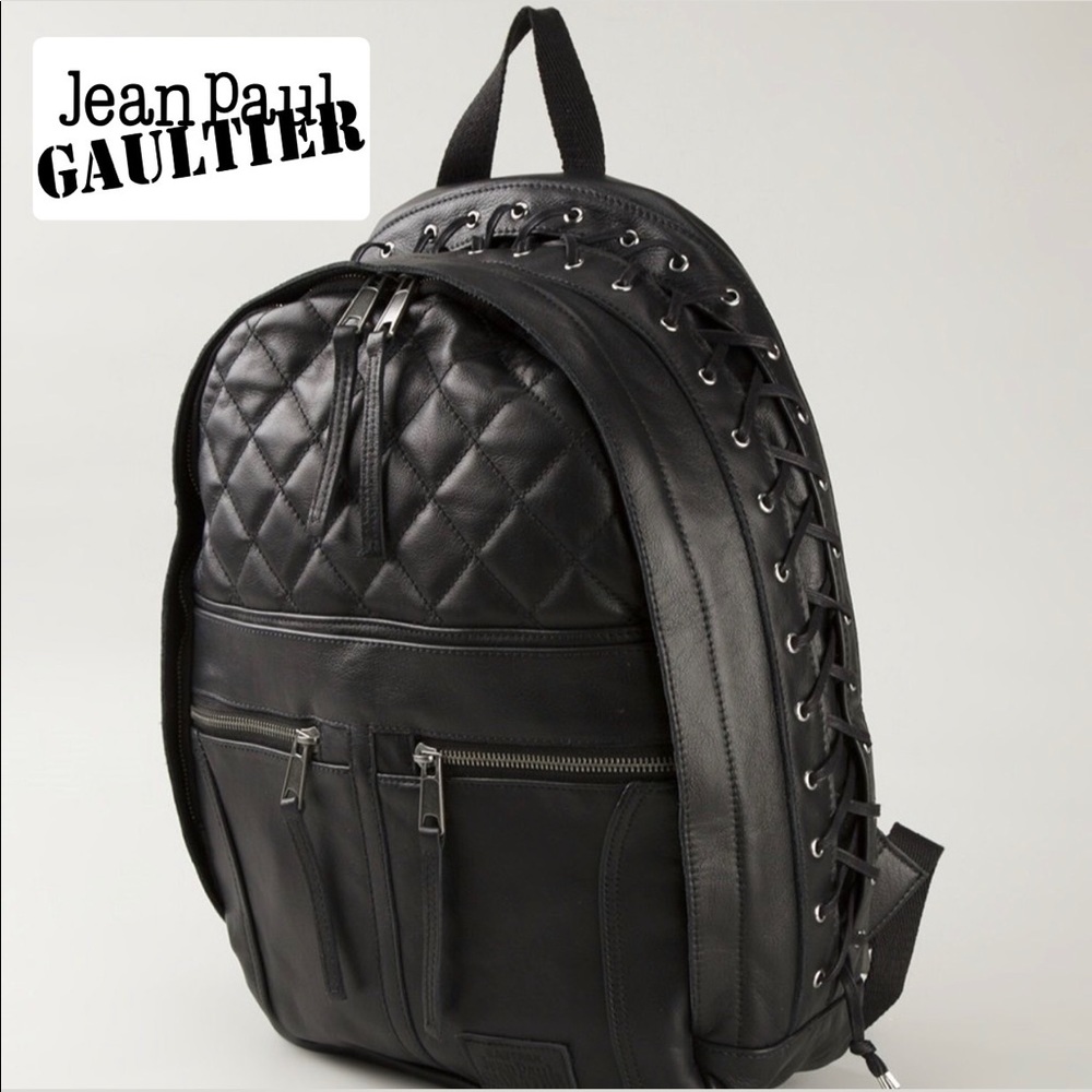 JEAN PAUL GAULTIER x EASTPAK - Quilted leather backpack